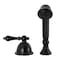 Kingston Brass KSK3350ALTR Deck Mount Hand Shower with Diverter for Roman Tub Faucet, Matte Black KSK3350ALTR - alternate 1